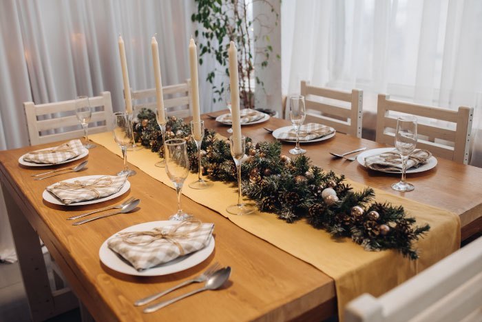 Imagem da notícia: - 10 ideias para decorar a mesa de Natal